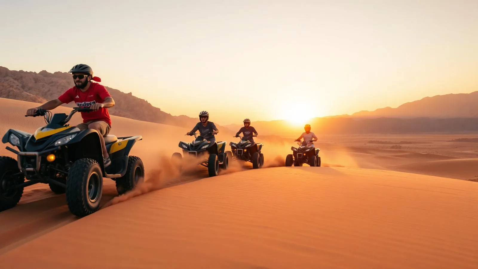 Desert safari with quad bikes in Sinai